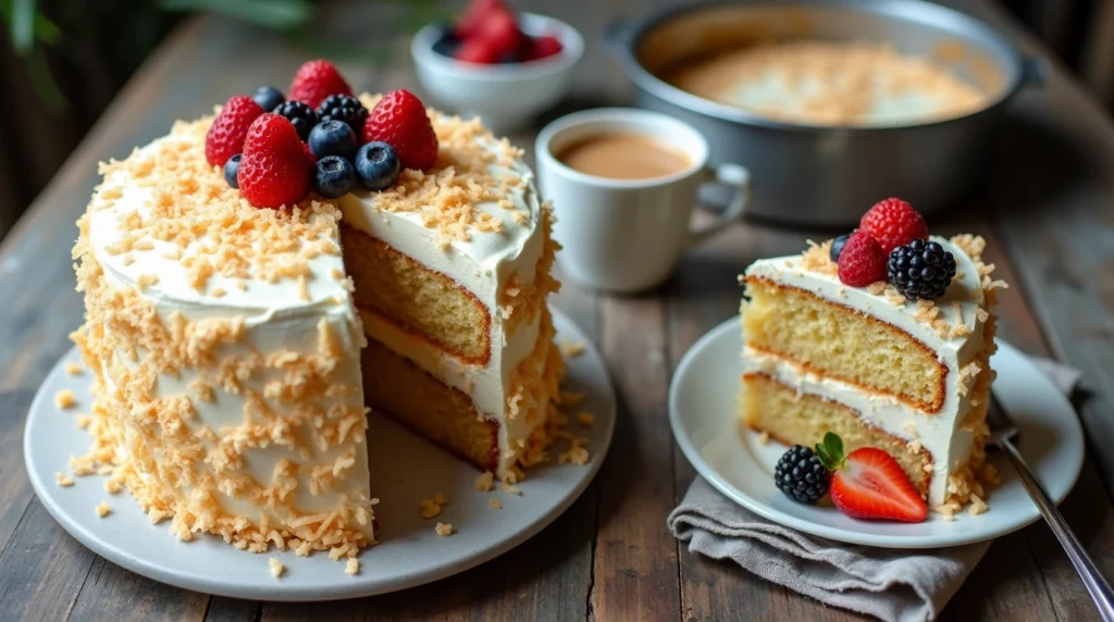 Irresistible Coconut Cake: Simple, Homemade Recipe